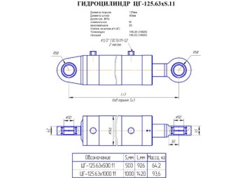 ЦГ-125.63х500.11
