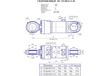 ЦГ-125.80х1400.11-02