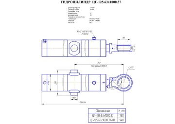 ЦГ-125.63х1000.37