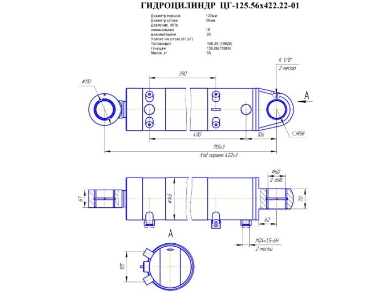 ЦГ-125.56х422.22-01